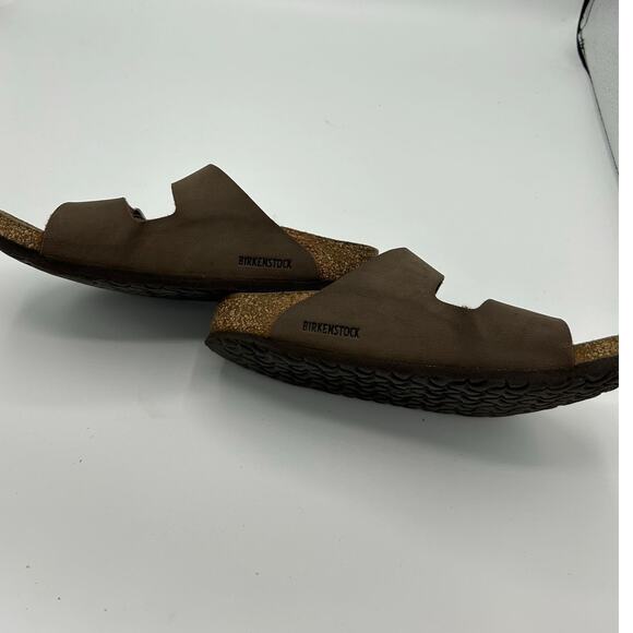 Birkenstock Arizona Sandals Size 34 EU (Kids/Small) Brown Leather Copper Buckles - Picture 5 of 16